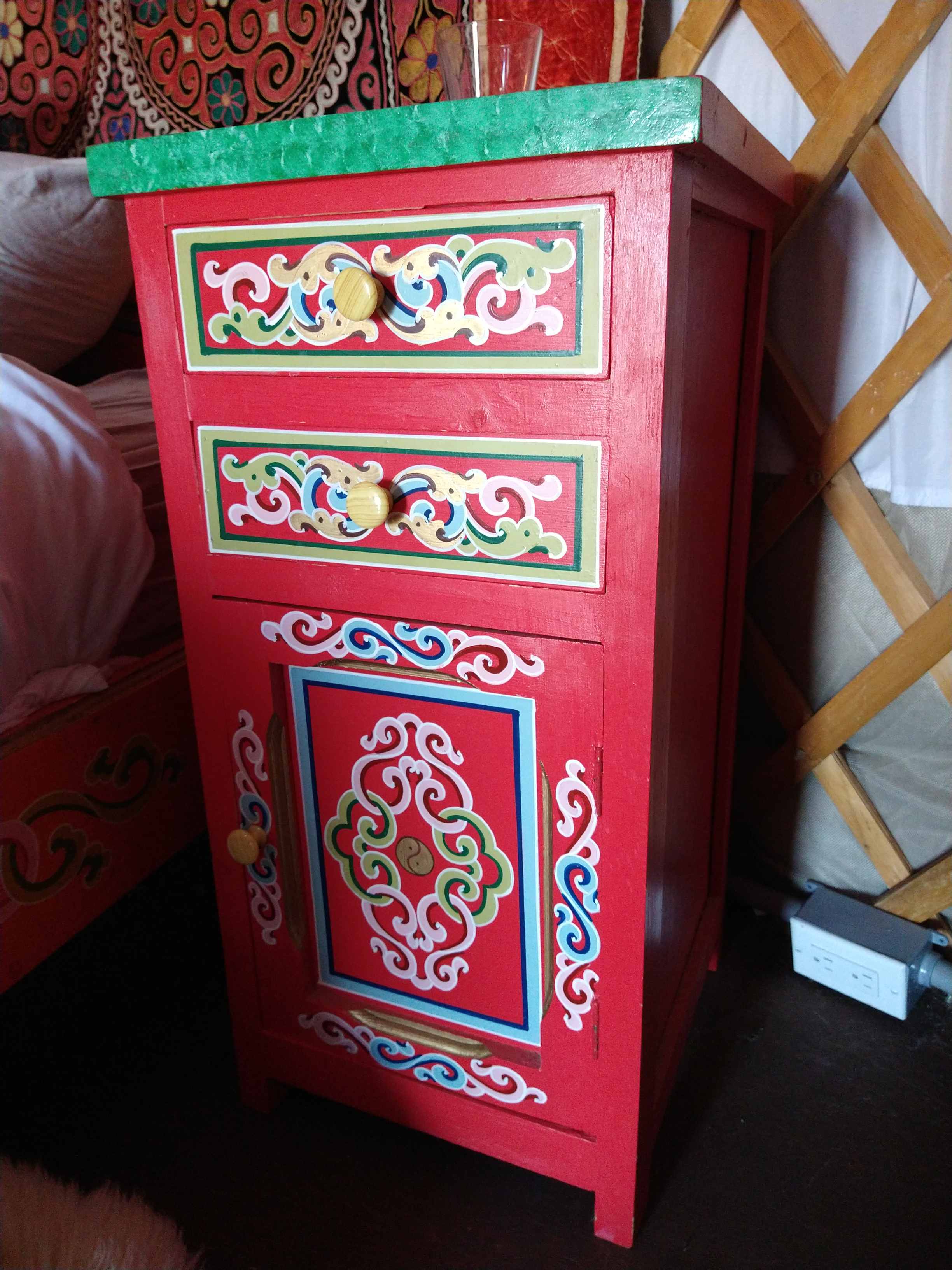 Bedside table Furniture Groovy Yurts